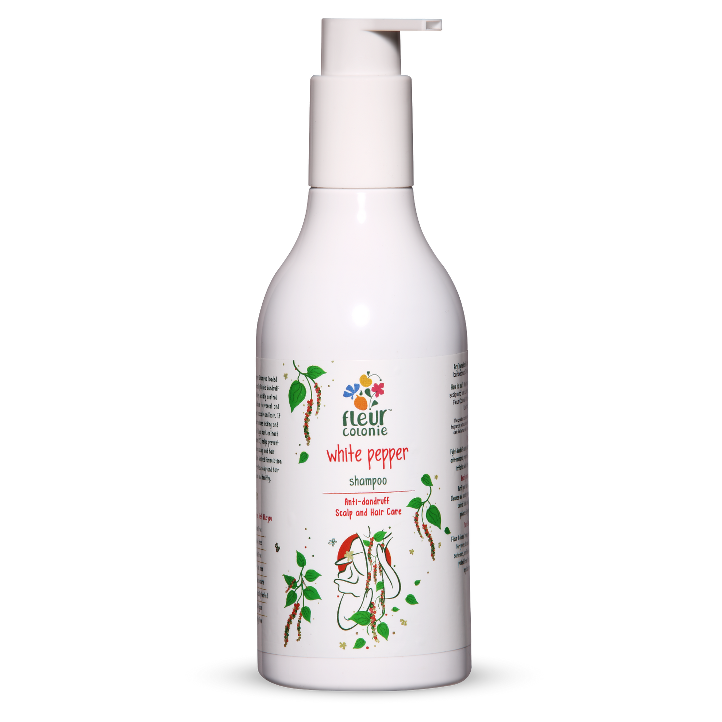 White Pepper Natural Anti Dandruff Shampoo- 300 g